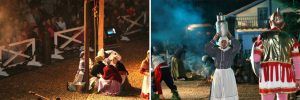 EL BELEN VIVIENTE DE HONDARRIBIA, EL DOMINGO EN LAS MURALLAS