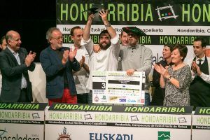 JESÚS IÑIGO DEL ÁBACO DE HUARTE, CAMPEÓN DE PINTXOS EN HONDARRIBIA