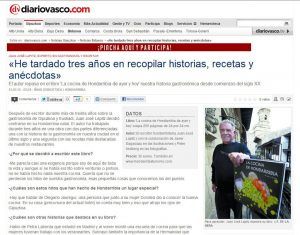 ‘LA COCINA DE HONDARRIBIA DE AYER Y HOY’ NUESTRA HISTORIA GASTRONÓMICA