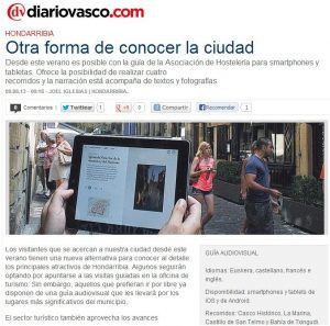 GUÍA TURÍSTICA, LA FORMA DE CONOCER HONDARRIBIA