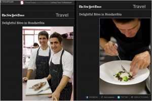 THE NEW YORK TIMES ALABA LA “EXPLOSIÓN GASTRONÓMICA” DE HONDARRIBIA