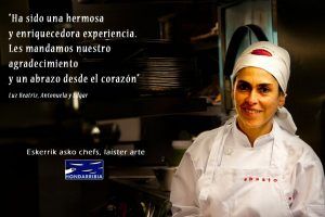CONCLUYE LA EXPERIENCIA “HONDARRIBIA COCINA A DIEZ MANOS CON COLOMBIA”